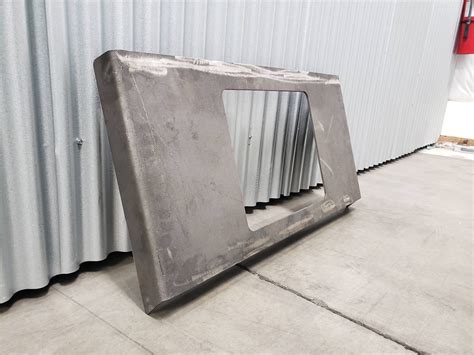 heavy duty skid steer blank plate|skid steer attachment plate fast.